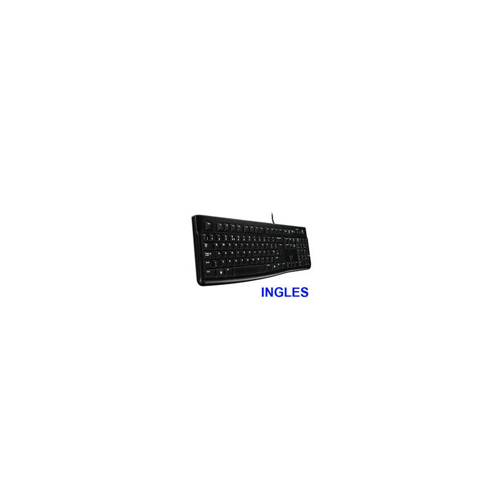 teclado logitech k120 usb oem inglés negro (920-002479)