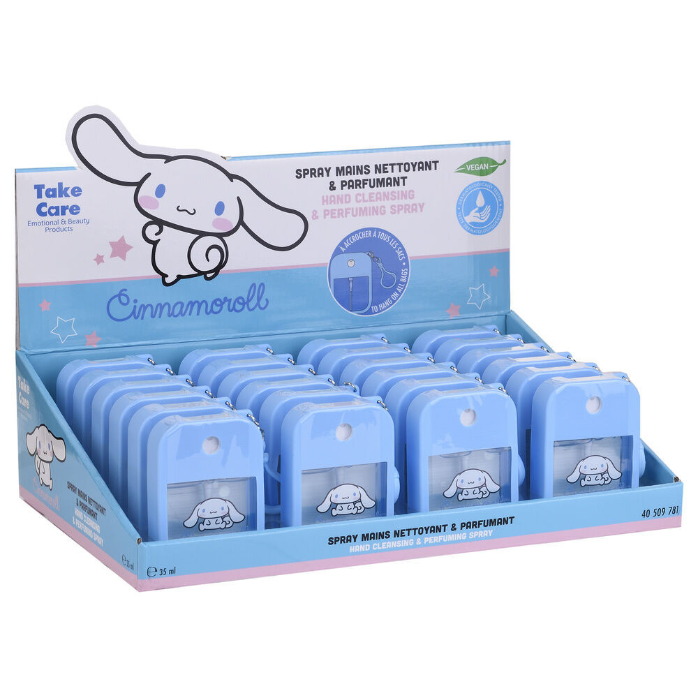 spray desinfectante manos cinnamoroll hello kitty