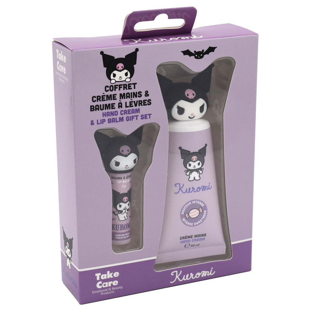 crema manos + balsamo labial kuromi hello kitty