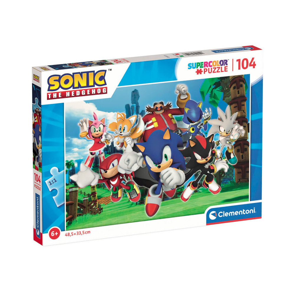 puzzle sonic the hedgehog 104pzs