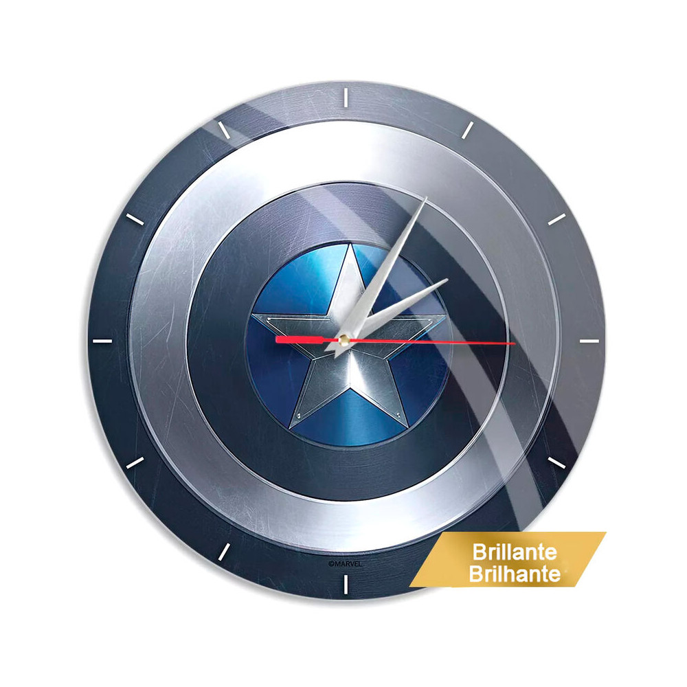reloj pared capitan america marvel