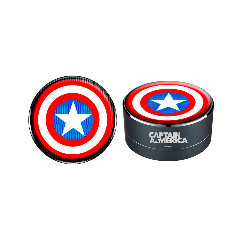 altavoz portatil inalambrico capitan america marvel