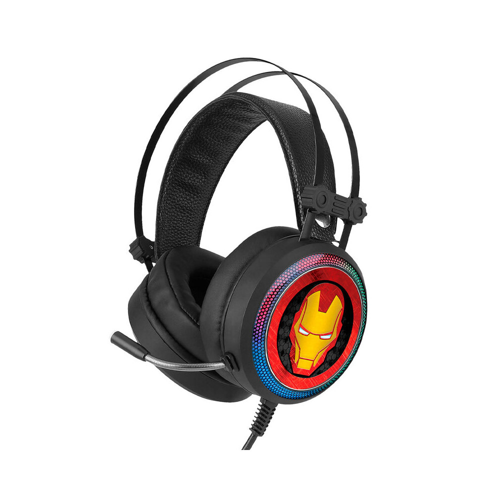 auriculares gaming iron man marvel