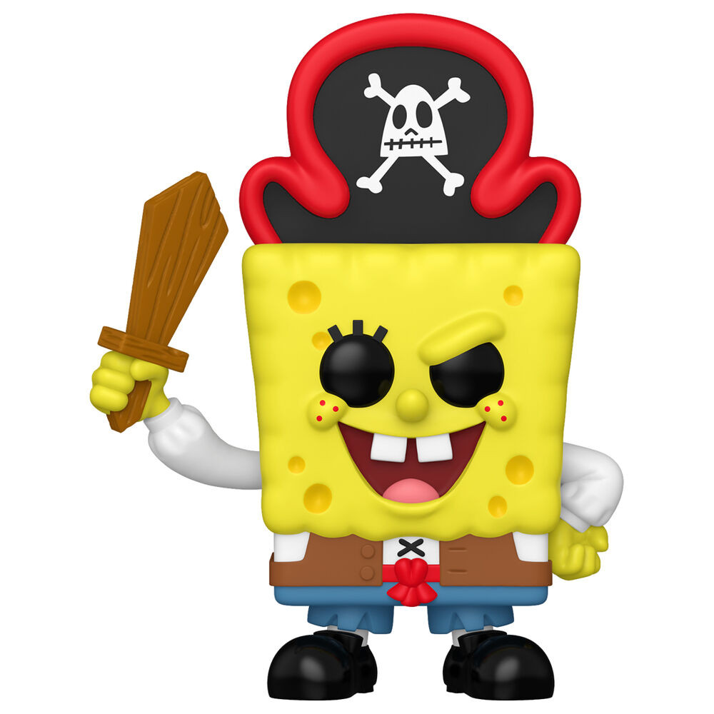 figura pop bob esponja una nueva aventura pirata spongebob squarepants