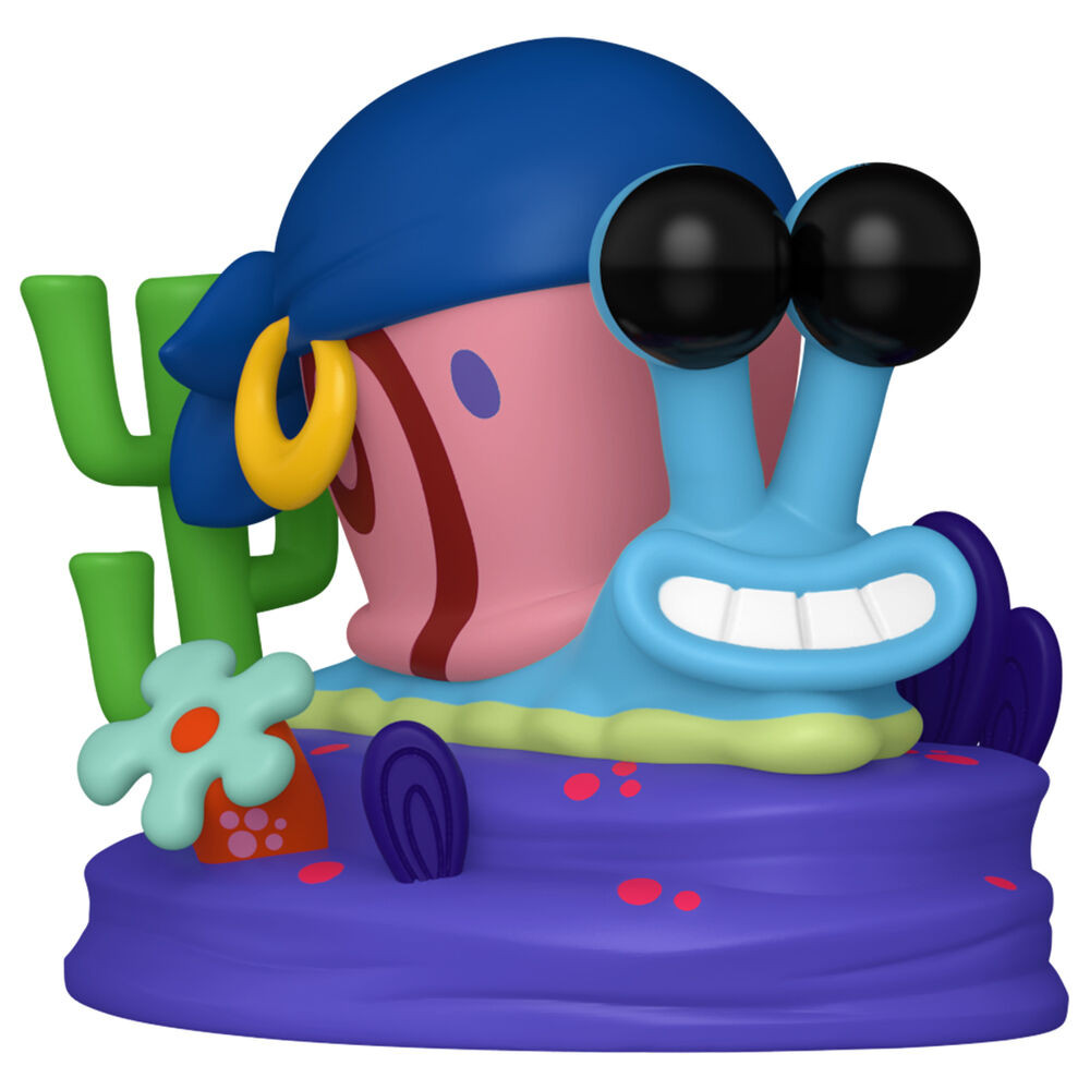 figura pop bob esponja una nueva aventura pirata gary