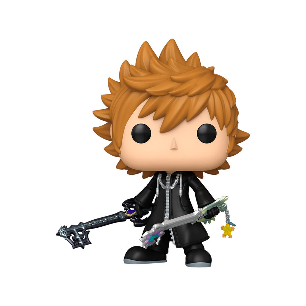 figura pop kingdom hearts roxas with keyblades