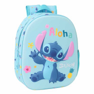mochila 3d stitch disney 33cm