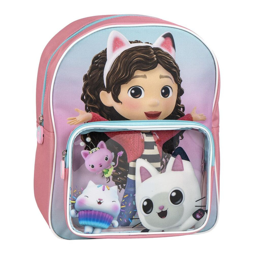 mochila la casa de muñecas de gabby 30cm