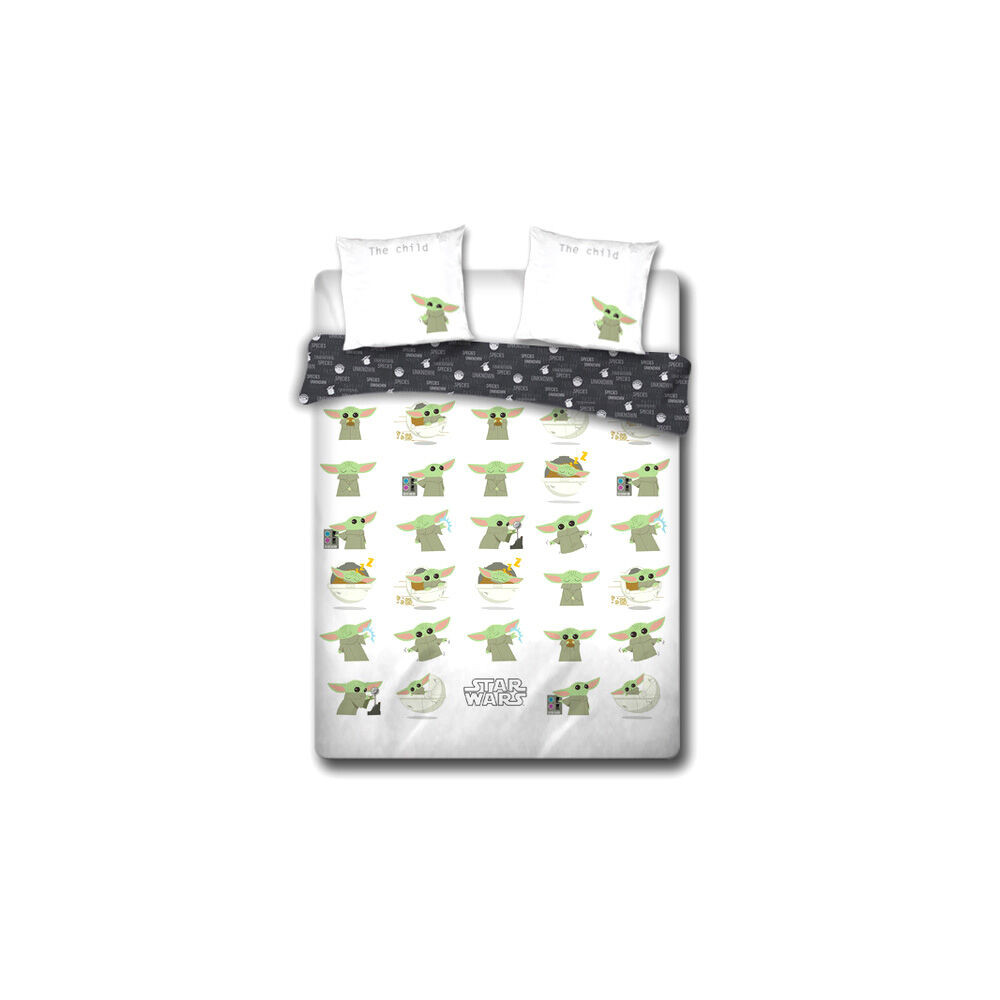 funda nordica baby yoda the mandalorian star wars algodon cama 135cm