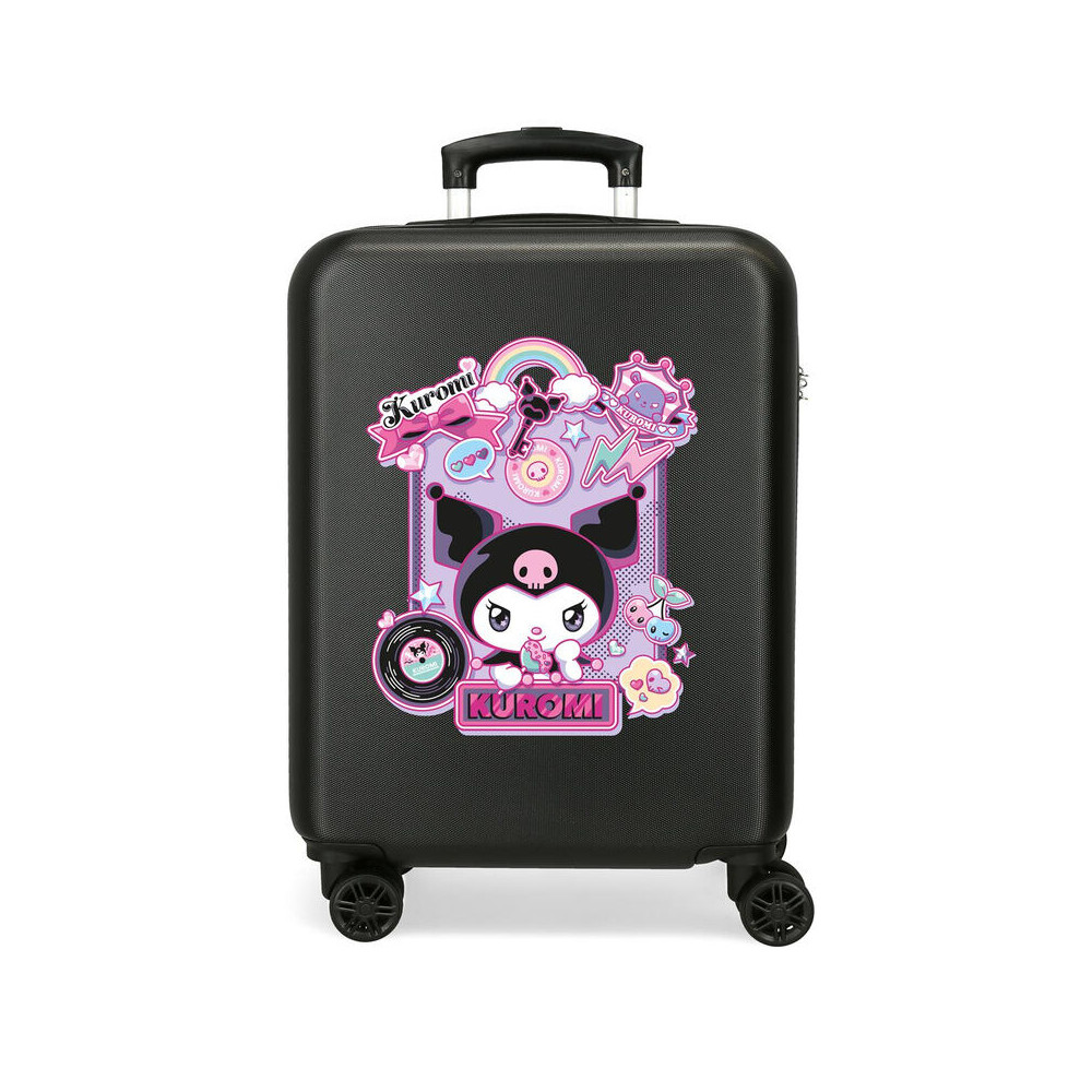 maleta trolley abs wonder kuromi hello kitty 55cm