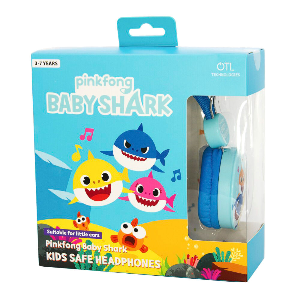 auriculares infantiles baby shark