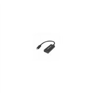 adaptador lanberg conectores usb tipo-c macho a displayport hembra negro ad-uc-dp-01