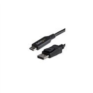 startech.com cdp2dp146b adaptador de cable de ví­deo 1,8 m usb tipo c displayport negro