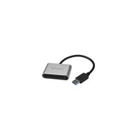 startech.com lector/grabador usb 3.0 de tarjetas de memoria flash cfast 2.0 - negro plata