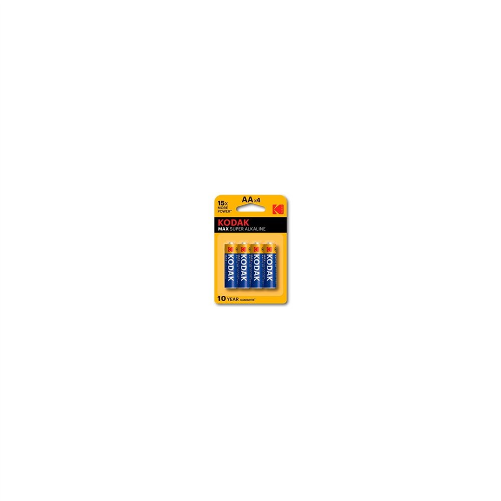 kodak max lr6 pilas alcalinas aa blí­ster 4u 1.5v 30952867