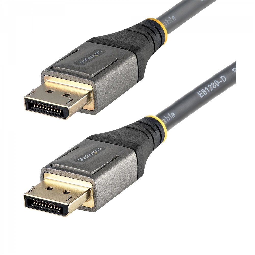 startech.com cable de displayport 1.4 certificado vesa 8k negro