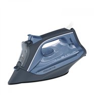 rowenta express steam plancha a vapor suela microsteam 300 láser 2500 w azul, blanco