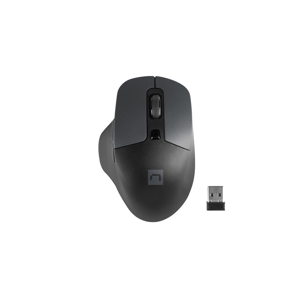 natec blackbird 2 ratón ambidextro rf inalámbrico ir led 1600 dpi