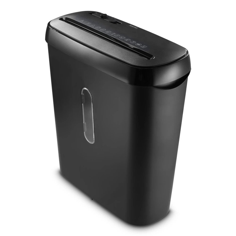 hama classic s61 triturador de papel corte en tiras 72 db 22 cm negro