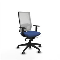 piqueras y crespo horna sincro malla blanca bali azul marino brazos 1d base piramidal  ruedas 65mm engomadas
