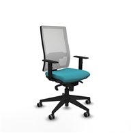 piqueras y crespo horna sincro malla blanca bali turquesa brazos 1d base piramidal  ruedas 65mm engomadas