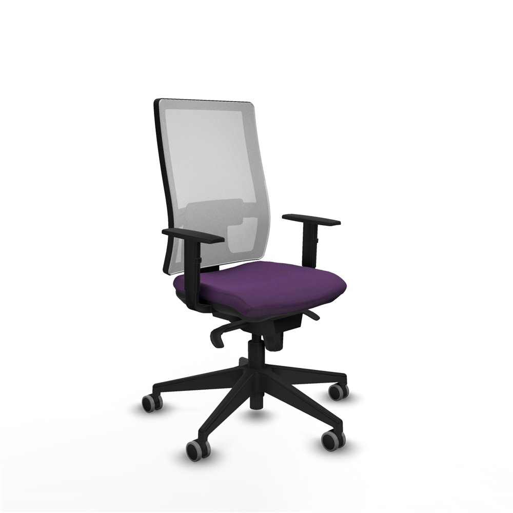 piqueras y crespo horna sincro malla blanca bali morado brazos 1d base piramidal  ruedas 65mm engomadas