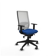 piqueras y crespo horna sincro malla blanca similpiel azul brazos 1d base piramidal  ruedas 65mm engomadas