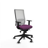piqueras y crespo horna sincro malla blanca similpiel morado brazos 1d base piramidal  ruedas 65mm engomadas