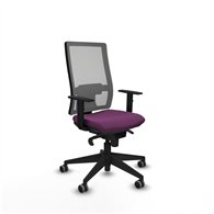piqueras y crespo horna sincro malla gris similpiel morado brazos 1d base piramidal  ruedas 65mm engomadas