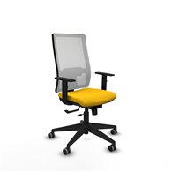 piqueras y crespo horna traslack malla blanca bali amarillo brazos 1d base piramidal  ruedas 65mm engomadas