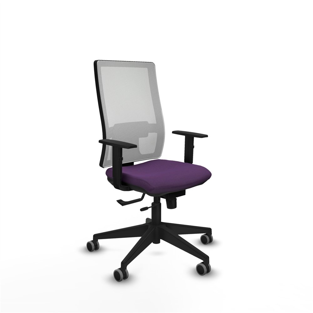 piqueras y crespo horna traslack malla blanca bali morado brazos 1d base piramidal  ruedas 65mm engomadas