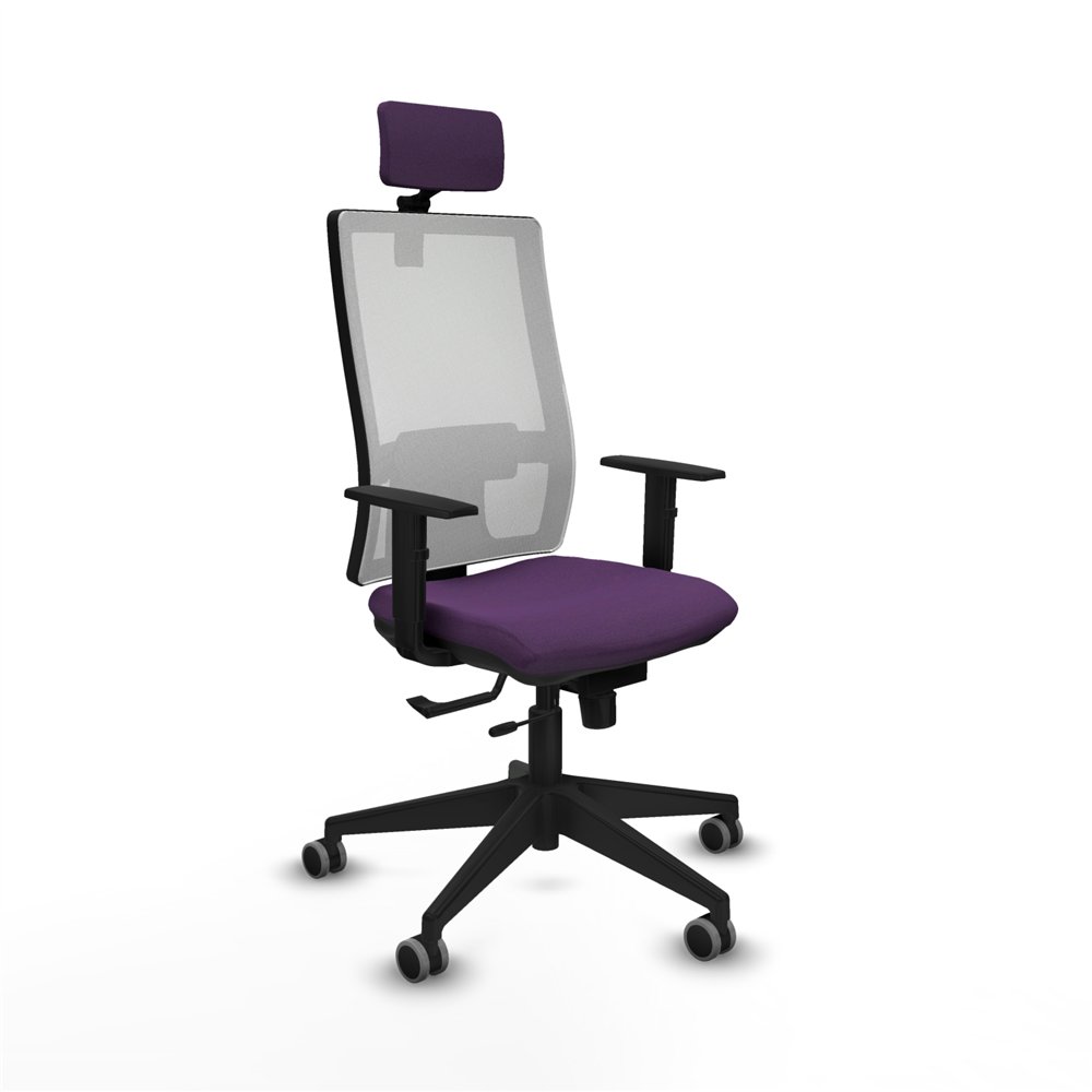 piqueras y crespo horna traslack malla blanca bali morado brazos 1d base piramidal cabecero 2d ruedas 65mm engomadas