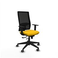 piqueras y crespo horna traslack malla negra bali amarillo brazos 1d base piramidal  ruedas 65mm engomadas