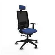 piqueras y crespo horna traslack malla negra bali azul marino brazos 1d base piramidal cabecero 2d ruedas 65mm engomadas