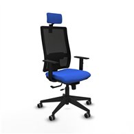 piqueras y crespo horna traslack malla negra bali azul brazos 1d base piramidal cabecero 2d ruedas 65mm engomadas
