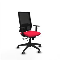 piqueras y crespo horna traslack malla negra bali rojo brazos 1d base piramidal  ruedas 65mm engomadas
