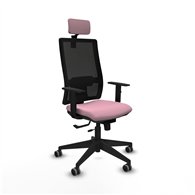 piqueras y crespo horna traslack malla negra bali rosa brazos 1d base piramidal cabecero 2d ruedas 65mm engomadas