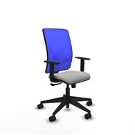 piqueras y crespo motilla sincro malla azul bali gris claro brazos 1d base piramidal  ruedas 65mm nailon
