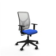 piqueras y crespo motilla sincro malla blanca bali azul brazos 1d base piramidal  ruedas 65mm nailon