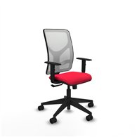 piqueras y crespo motilla sincro malla blanca bali rojo brazos 1d base piramidal  ruedas 65mm nailon