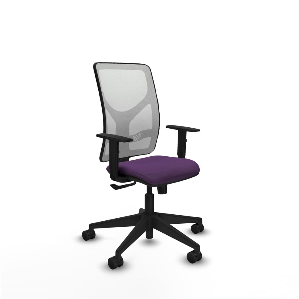 piqueras y crespo motilla sincro malla blanca bali morado brazos 1d base piramidal  ruedas 65mm nailon
