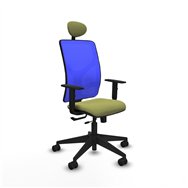 piqueras y crespo motilla traslack malla azul bali verde oliva brazos 1d base piramidal cabecero fijo ruedas 65mm nailon