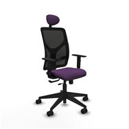 piqueras y crespo motilla traslack malla negra bali morado brazos 1d base piramidal cabecero fijo ruedas 65mm nailon
