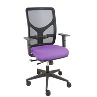 piqueras y crespo silla motilla traslack malla negra asiento bali lila brazo regulable