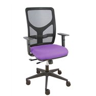 piqueras y crespo silla motilla traslack malla negra asiento bali lila brazo regulable