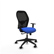 piqueras y crespo aloc?n sincro malla negra bali azul brazos 1d base piramidal  ruedas nailon 65mm