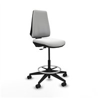piqueras y crespo taburete elche cp bali blanco base piramidal ruedas 65mm nailon
