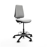 piqueras y crespo taburete elche cp bali blanco base piramidal ruedas 65mm nailon