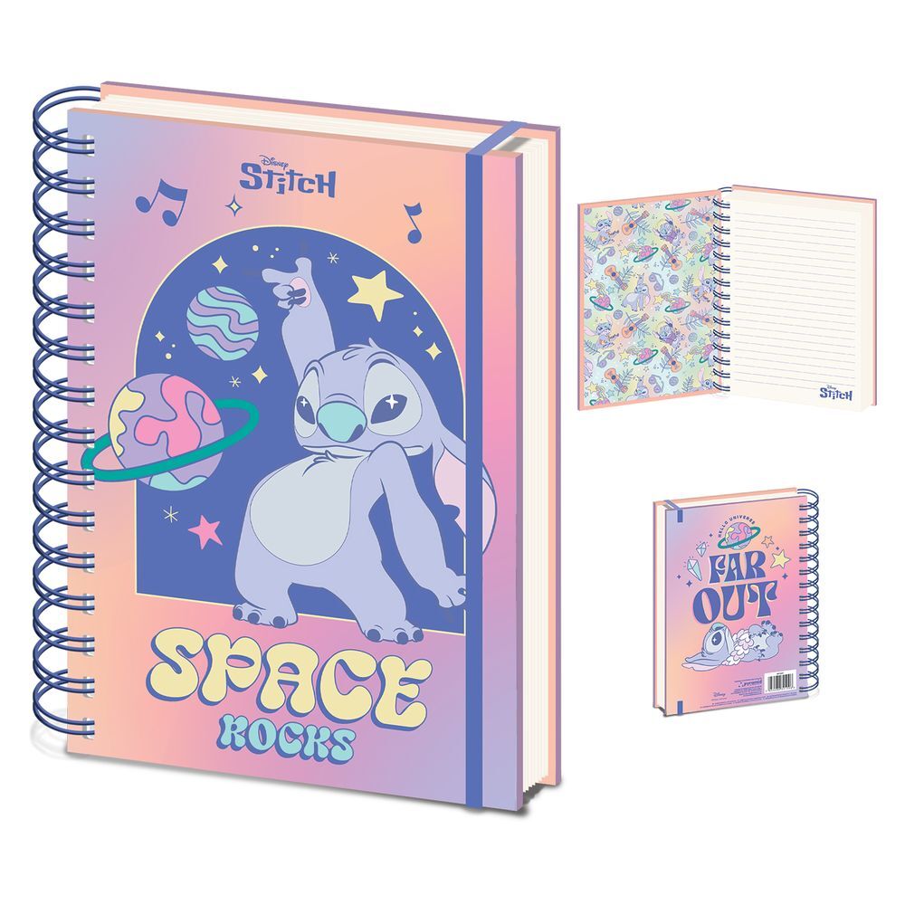 cuaderno a5 stitch disney