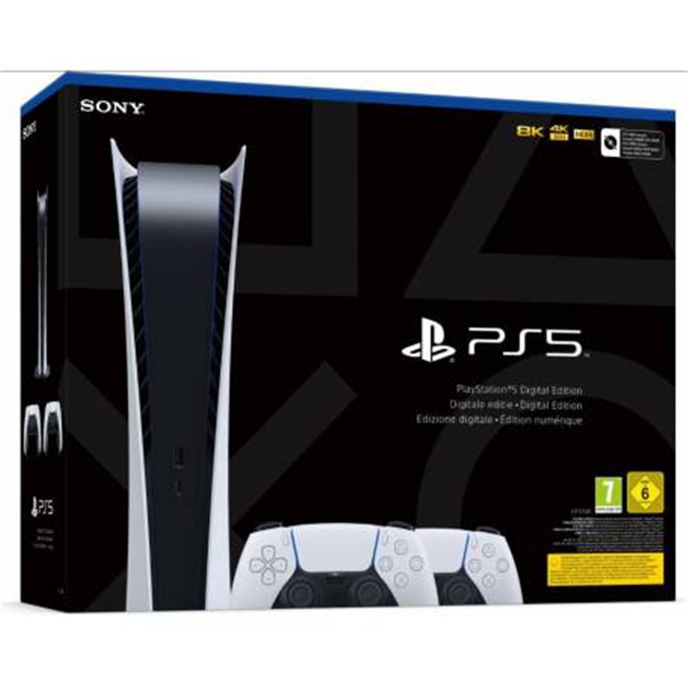 Sony PlayStation 5 - Digital-Edition - 2x DualSense Bundle